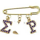 CENWA Greek Sorority Charm Brooch Pin Sorority Gift Sorority Jewelry Gift For Her