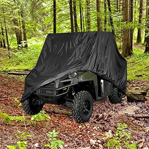 Premium Products Corp Heavy Duty 420 Denier Waterproof Side by Side Cover for Rhino Ranger Mule, Gator Prowler, Razor Recon, RZR Pioneer, Viking Wolverine Wildcat, Black