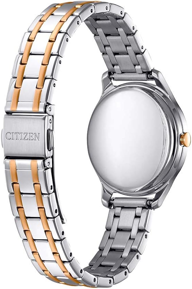 Citizen Wrist Watch Ladies Eco-Drive Bracelet Wr50, Two Tone - Image 3