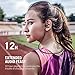 TaoTroncis Bluetooth Headphones, Wireless Earphones Running (12 Hour Music Playtimes, Soft Silicon Earhooks, Inner Nano-Coating Sweat-Proof)