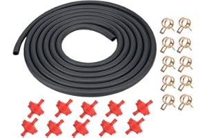 AZUNYYDS 1/4 Inch Fuel Line 10 Feet 1/4 ID Fuel Line Hose 6mm ID 132PSI Max Pressure