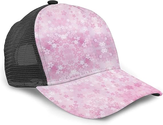 Amazon 帽子 キャップ 桜 サクラ 和柄 和風 小顔効果 野球帽 ランニングキャップ おしゃれ 春 夏 秋冬 運動 スポーツ ハット ベースボールキャップ 熱中症予防 日焼け防止 持ち運びやすい 登山 ハイキング 服 ファッション小物 通販