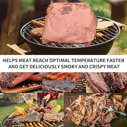 Pink Butcher Paper Roll 15m 42cm Wide Original Kraft Paper for BBQ, Grill, Smoker, Meat and Fish