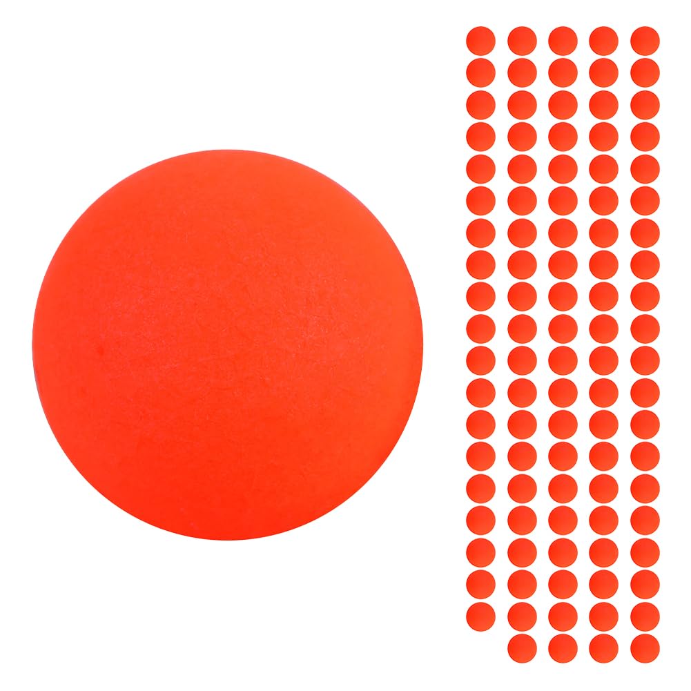 Joyzan Float Foam Fishing Balls, 100pcs Buoyancy Ball Fly Lure Bait EPS Floats Strike Indicator Buoy Bobbers Drift Beads Tackle Accessory Ultra Light Circular Globular Outdoor Angling Supplies Red