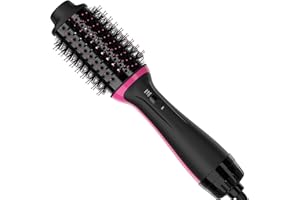 DIMECANO Plus 2.0 Hair Dryer Brush Blow Dryer Brush in One, Professional 4 in 1 One Step Hair Dryer and Styler Volumizer, Hot Air Brush with Negative Ion Anti-frizz Blowout for Drying, Straightening, Salon