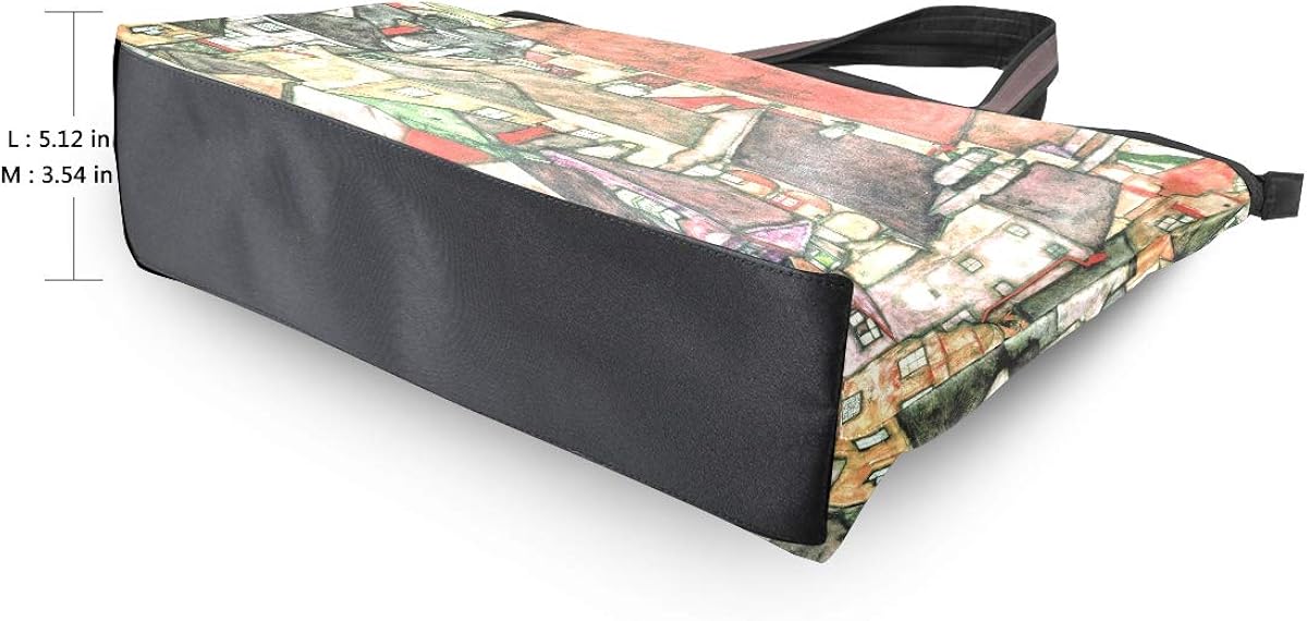 Mnsruu Large Tote Bag Shoulder Bag Ea Cau E I Oͽ ޥe A E I Ae Schiller Town Arts Oil Paint Travel Totes Luggage Travel Gear Intunedrinks Com