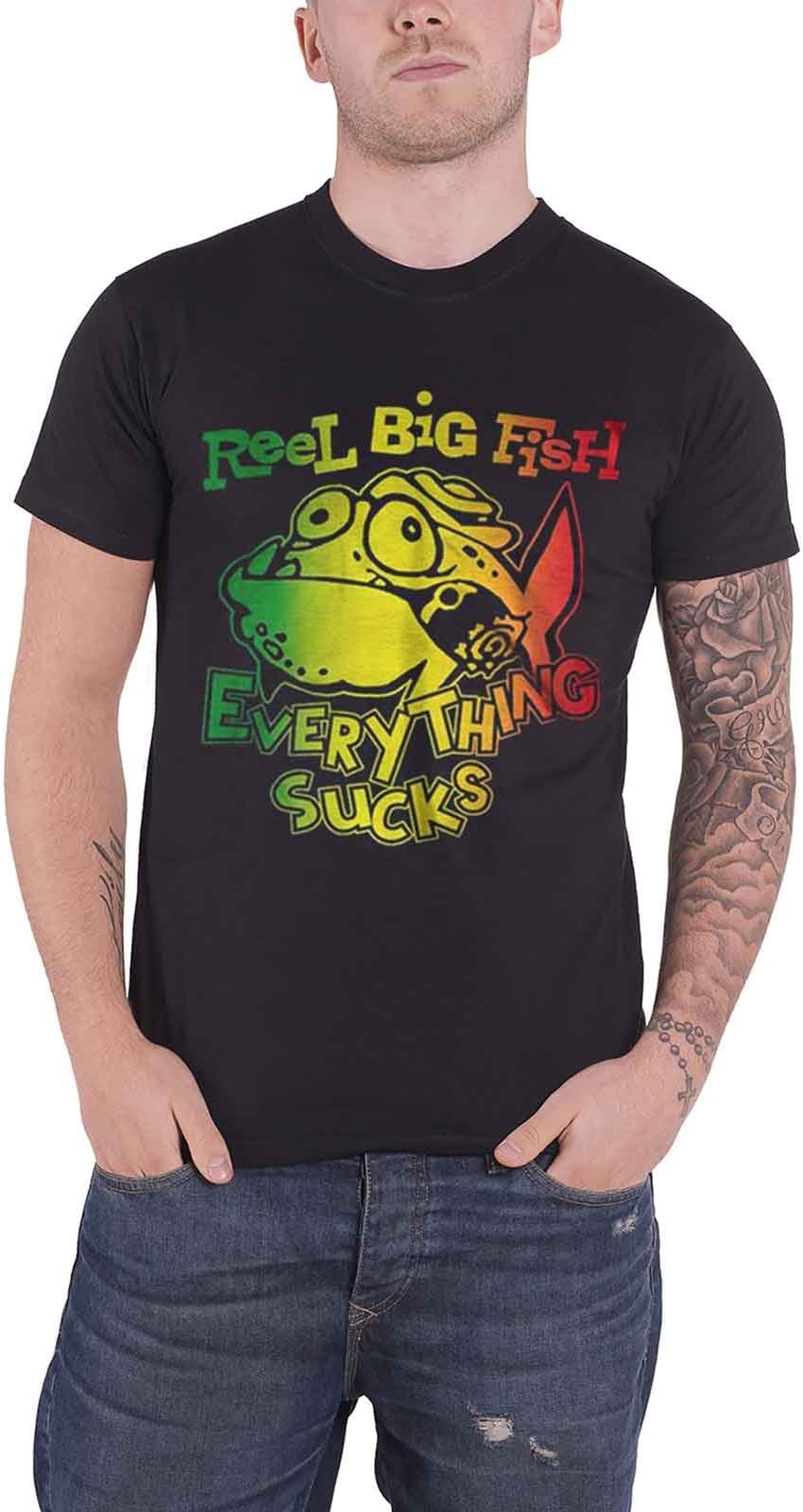 Reel Big Fish T Shirt Everything Sucks Band Logo Official Mens Black
