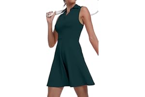 GGOV Womens Two Piece Tennis Golf Dress UPF 50+ Active Athletic Exercise Sports Wear Dresses for Women with Pocket Separate Shorts