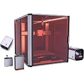 Snapmaker Artisan Premium 3 in 1 3D Printer with Enclosure, Dual Extrusion Printing,40W Blue Laser &amp; 1064nm Infrared Laser&amp;200W CNC Carving,Large Printing Size 400x400x400mm,Quick-Swap Modular Design