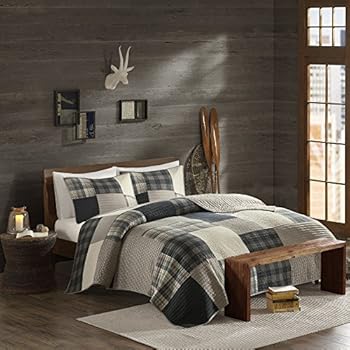 Woolrich Quilt Mini Set Cal King, King King, Winter Hills Tan