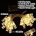 AOSTAR 40 LEDs Photo Clips String Lights (16.4ft, Warm White) Remote Control Fairy String Lights for Bedroom Hanging Photos, Cards and Artworks