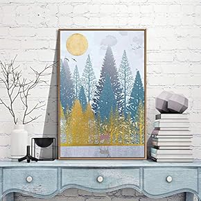 Framed Canvas Wall Art for Living Room,...