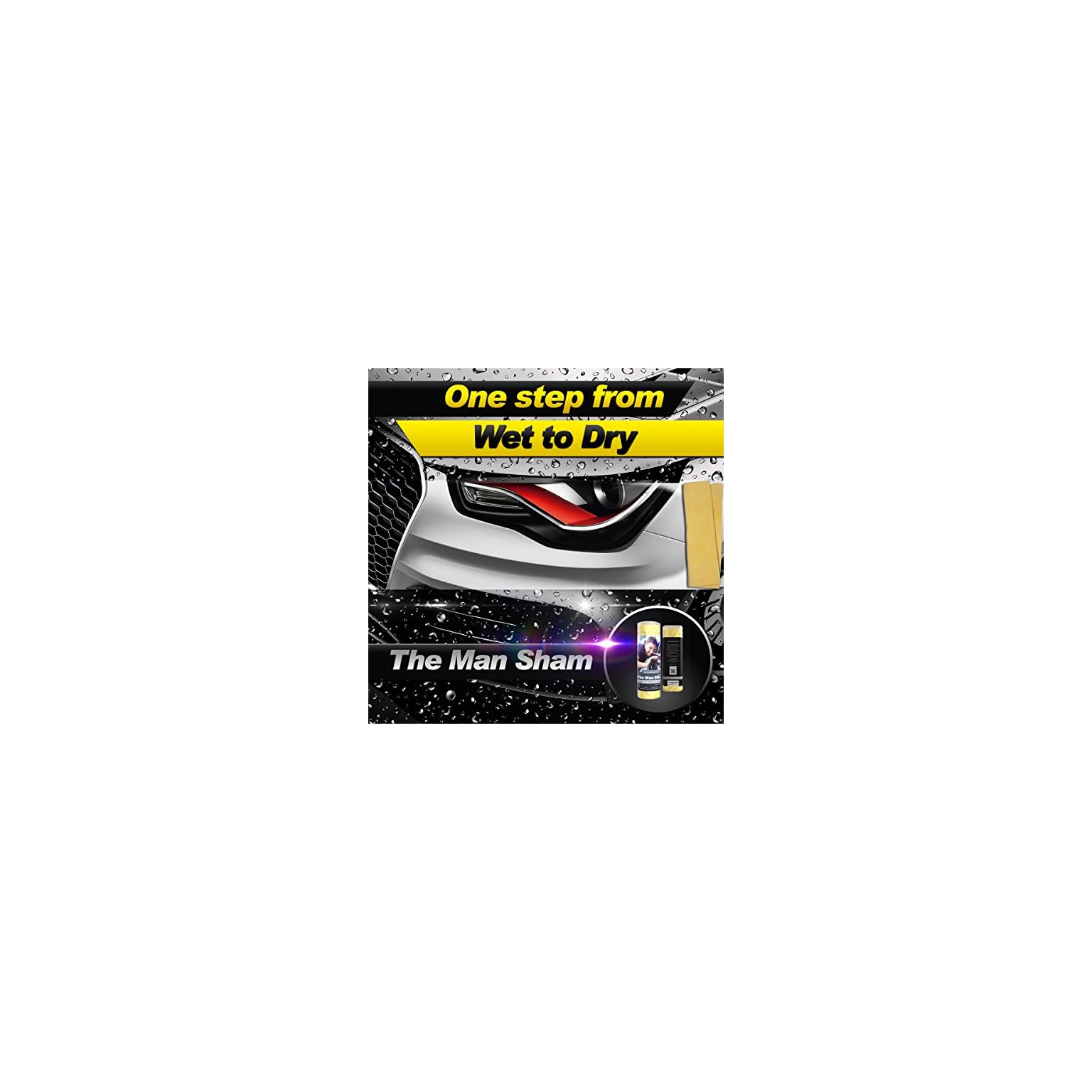 The Man Sham Chamois Cloth 26″ X 17″ Ultimate Car Shammy Cloth For