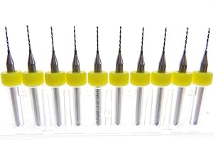 DAEWON INDUSTRIES Versatile Tungsten Micro Drill Bits Japanese made for CNC PCB Installation, Toy Making, Model Cars Trucks Planes Boats, Arts & Crafts, Woodworking more... (.70mm)