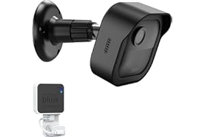 PEF Blink Outdoor 4 (4th Gen) Wall Mount, Weatherproof Protective Cover and 360 Degree Adjustable Mount with Blink Sync Module Mount for Blink Outdoor Indoor Security Camera (Black, 1 Pack)