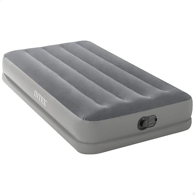 Intex Dura-Beam Prestige Mid-Rise Twin Air Mattress with USB Pump