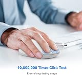 TECKNET Classic Bluetooth Mouse 4800 DPI Wireless Ergonomic 24 Month Battery view 4
