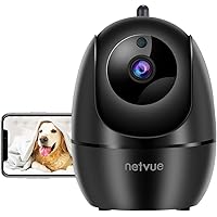 Dog Camera, Netvue 1080P FHD 2.4GHz WiFi Pet Camera , Indoor Security Camera for Pet/Baby/Nanny, AI Human Detection…