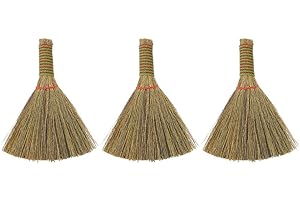 JECOMPRIS Desktop Broom Small Handheld Dust Brush for Home Cleaning Compact Tabletop Sweeper with Ergonomic Handle for Furnit