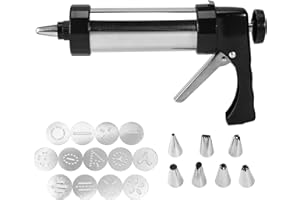 Respicefinem Cookies Biscuits Press Cutter Maker Sets Lightweight Easy to Use for Cake Decorating DIY Kitchen Baking Suitable