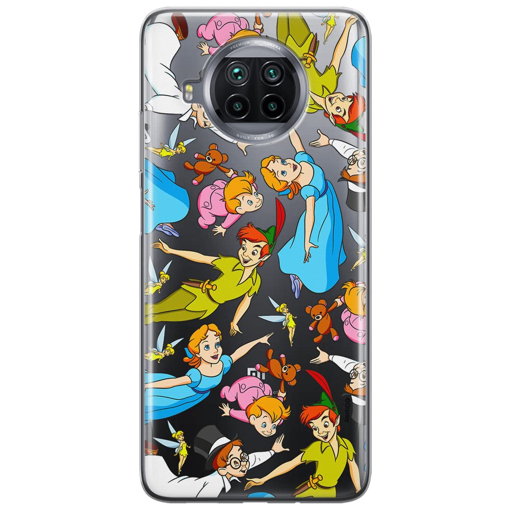 ERT GROUP mobile phone case for Xiaomi MI 10T LITE/REDMI NOTE 9 PRO 5G original and officially Licensed Disney pattern Peter Pan 002 adapted to the shape of the mobile phone, partially transparent