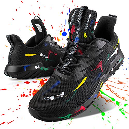Soulsfeng mens womens running shoes, breathable and lightweight s…