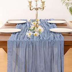 Socomi Dusty Blue Fall Thanksgiving Cheesecloth