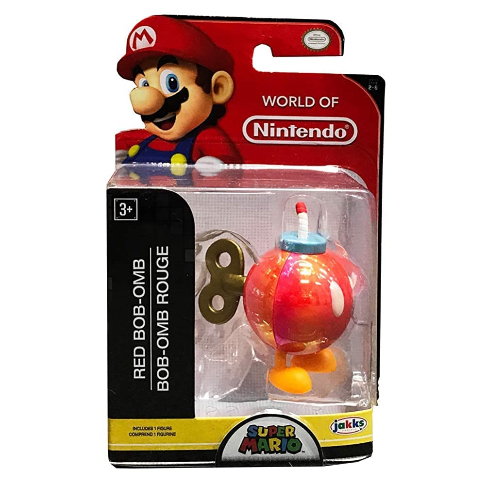 Jakks Pacific World of Nintendo Wave 11-2.5 Inch Red Bob-Omb