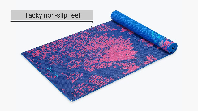 Gaiam-Yoga-Mat-Premium-6mm-Print-Reversible-Extra-Thick-Non-Slip-Exercise-Fitness-Mat-for-All-Types-of-Yoga-Pilates-Floor-Workouts-68-x-24-x-6mm-Thick