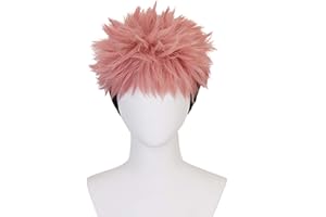 Soyusunny Cosplay Costume Halloween Male Wigs (Yuji Itadori)