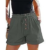 FEKOAFE Womens Shorts 2026 Comfy Summer Drawstring High Waist Cotton Shorts for Women Trendy(S-2XL)