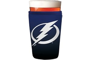 Sok It PintGlassSok NHL Hockey Beer Glass Sleeve Insulated Neoprene Cover (Tampa Bay Lightning, Pint Glass Sleeve)
