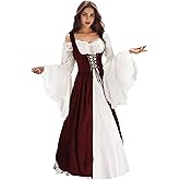 Renaissance Dress Women Medieval Dress Ren Faire Costume Renaissance Outfit Irish Dress Halloween Costume for Women