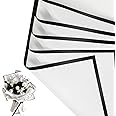 NESCCI 20 Sheet Flower Wrapping Paper - Waterproof Floral Bouquet Wrapping Paper, Florist Supplies Packaging Paper for Wedding Birthday Gift DIY (Porcelain white)