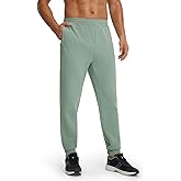 M MAELREG Mens Joggers with 4 Zipper Pockets Moisture Wicking Winter Heather Casual Athletic Joggers Sweatpants for Men