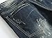 NITAGUT Men's Ripped Slim Straight fit Biker Jeans Dark Blue-US 38