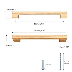 Evionlin Burlywood Square 7-1/2in 4 pcs Wooden