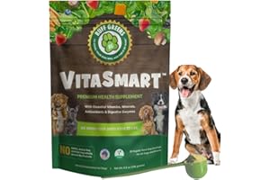 Ruff Greens - Dog Food Topper, Hip & Joint Supplement for Dogs - Probiotics Digestive Enzymes Powder for Mobility Support, Essential Vitamins & Minerals, 6.9 Ounce