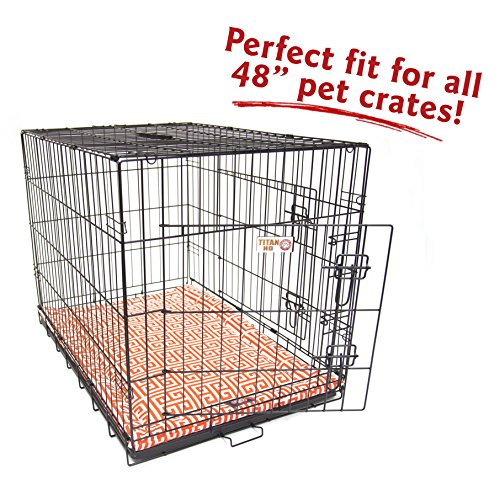 48"  Towers Orange Crate Dog Bed Mat By Majestic Pet Products