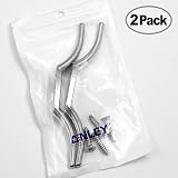 Anley 2 PCS Silver Flagpole Halyard Rope Cleat Hook 6 Inch Zinc Alloy view 7