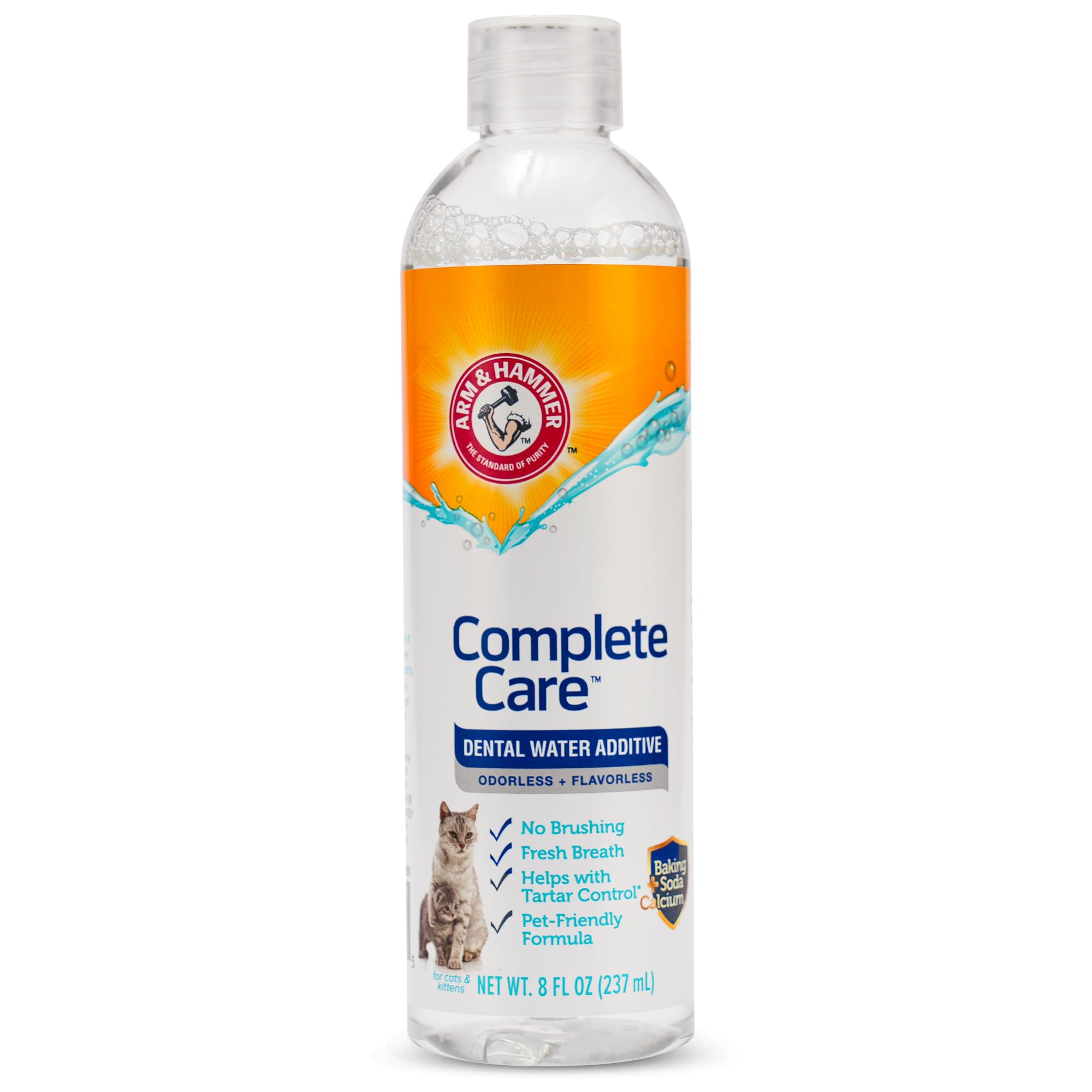 Arm & Hammer Complete Care Cat Dental Rinse,237ml clear