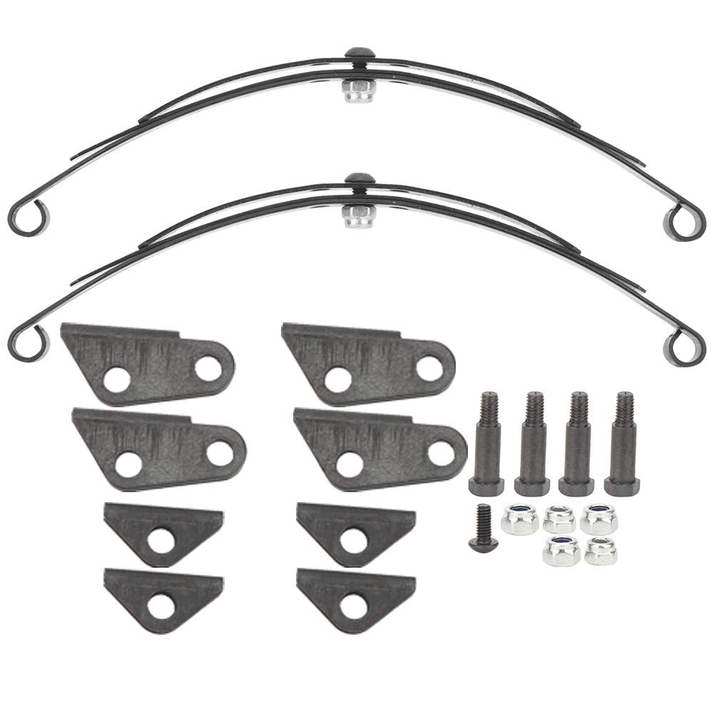 VGEBY Leaf Type Suspension, Steel Rear Leaf Type Suspension Set RC Vehicle Parts for Tamiya 1/14 Truck, VGEBYGIBO84A5D6