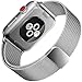 Smart Watch band, Penom Fully Magnetic Closure Clasp Stainless Steel Bracelet Band for Watch Sport&edition 38mm Silver
