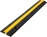 VEVOR 4 Pack 1 Channel Rubber Cable Protector Ramp 18000 Lbs Heavy Duty Speed view 9