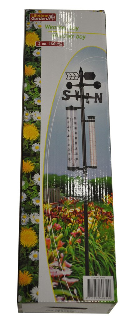 Lifetime Garden 150cm Thermometer and Weatherva