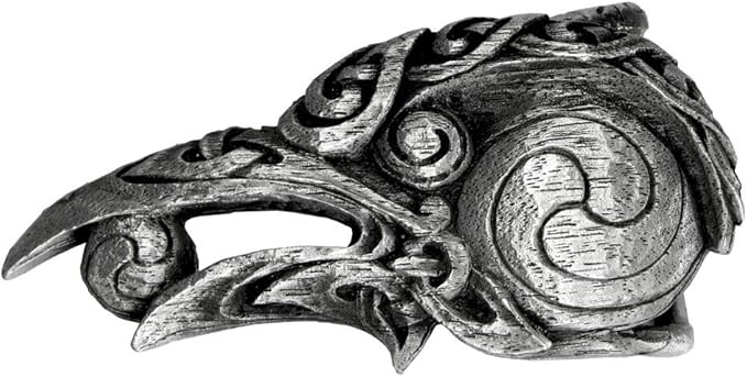 raven belt buckle