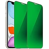 BWEDXEZ 2 Pack Anti-Blue Privacy Tempered Glass