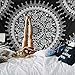 Mandala Tapestry Flower Wall Hanging Hippie Bohemian Tapestry Psychedelic Tapestry Wall Hanging Indian Dorm Decor (59.1