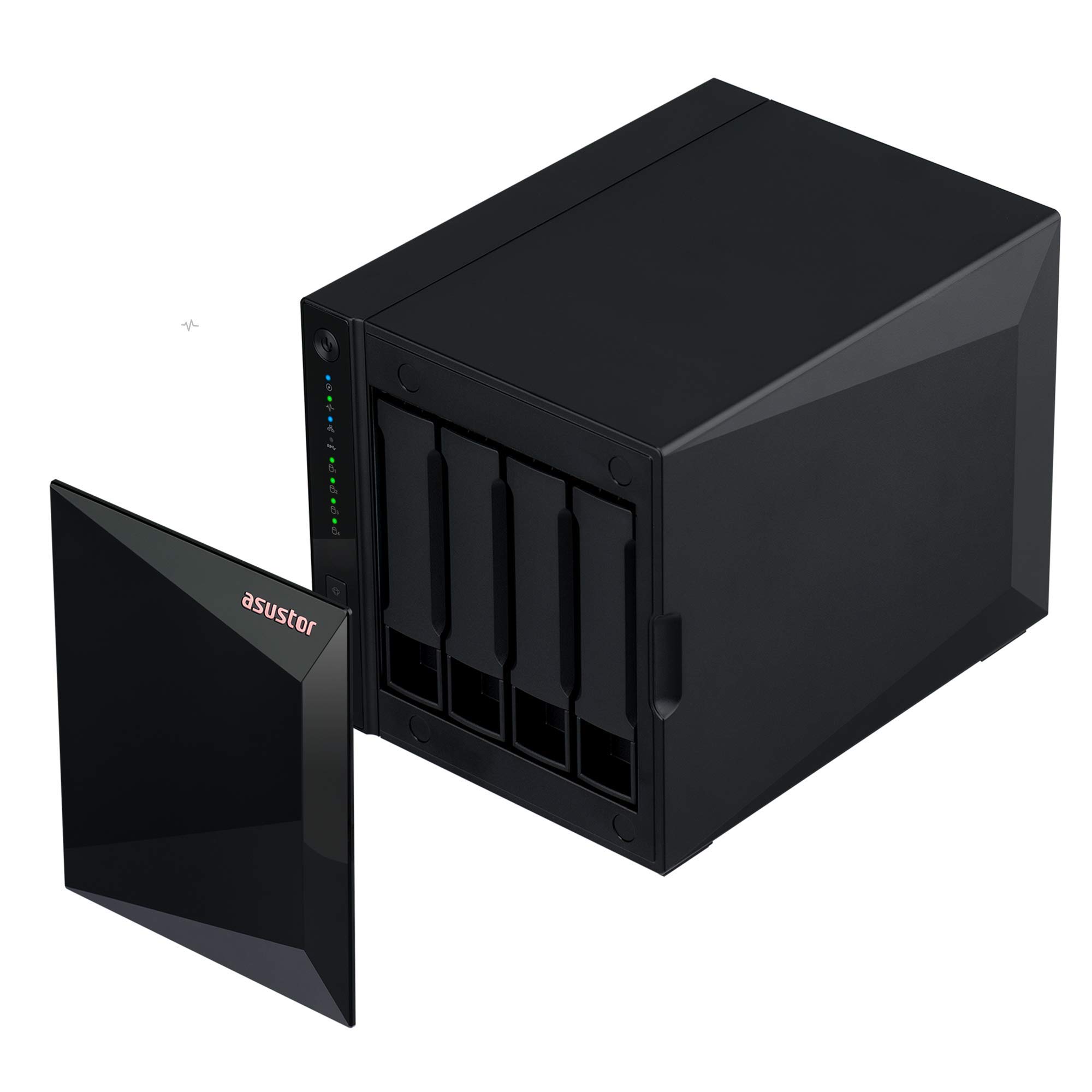 Asustor Drivestor 4 Pro AS3304T - 4 Bay NAS, 1.4GHz Quad Core, 2.5GbE Port, 2GB RAM DDR4, Network Attached Storage (Diskless)