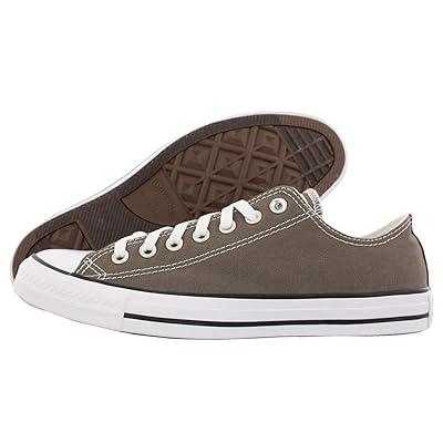 charcoal brown converse